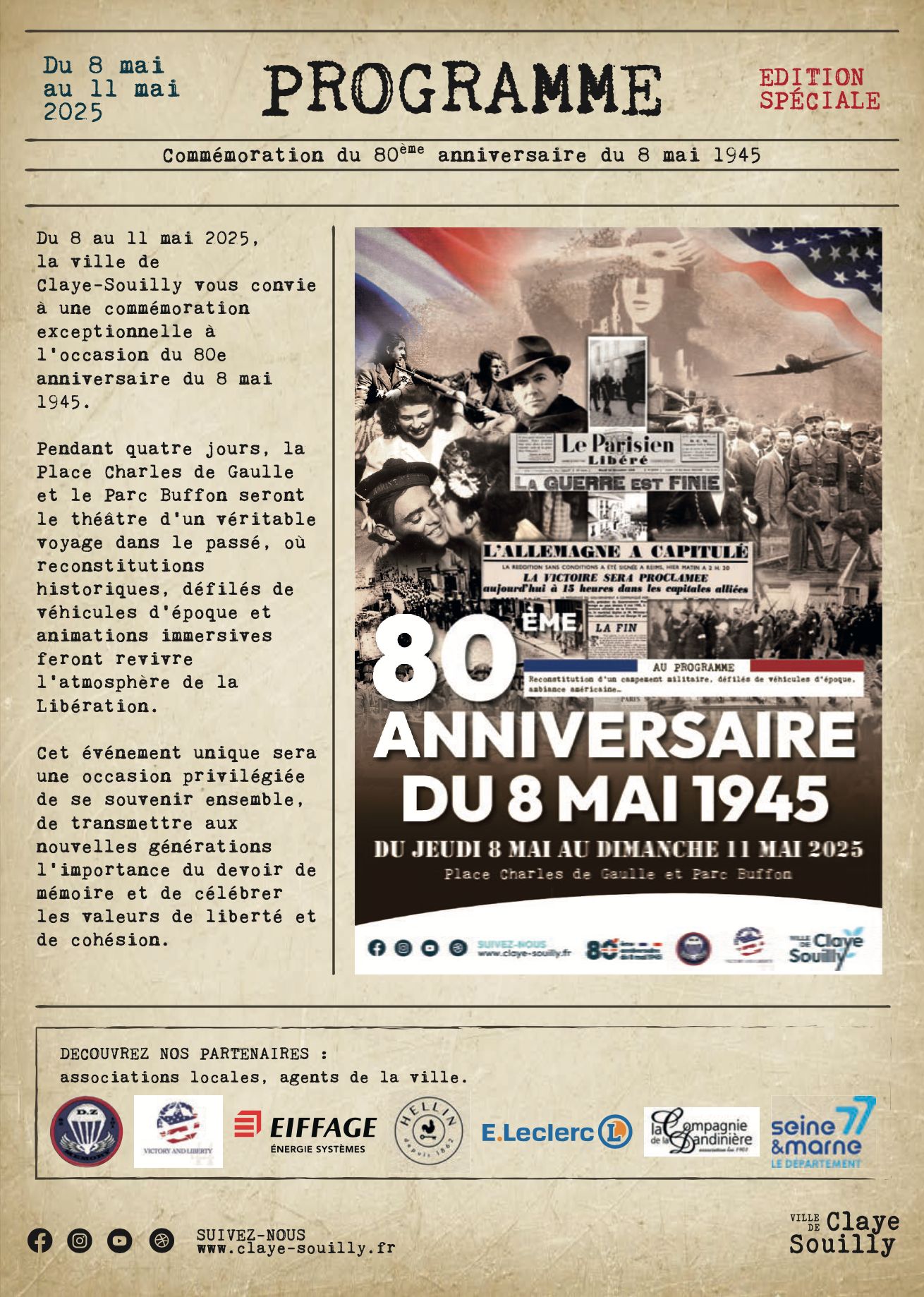 Bal Swing commémoration du 80ème anniversaire du 8 mai 1945 - mai 2025